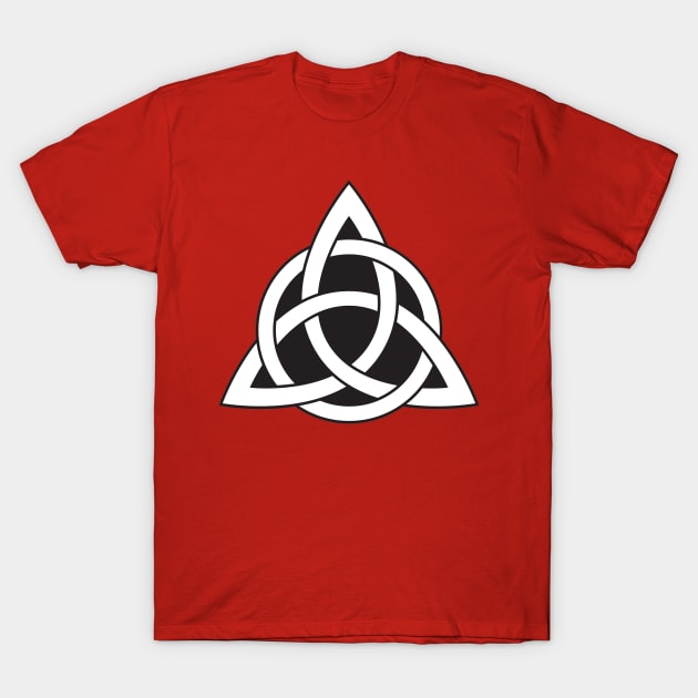 Celtic Knots Abstract Interlocking Circle Art T-Shirt by DesignsbyZazz